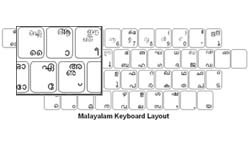 Malayalam Language Keyboard Labels