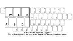 Australian Language Keyboard Labels