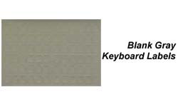 Grey Data Cover Keyboard Labels