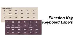 Function Key Keyboard Labels