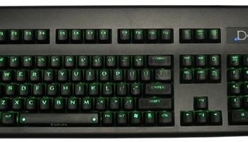 Deck Legend 105 Linear Green Backlit Keyboard - Toxic