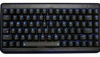 Deck 82 Small Form Factor Blue Backlit Keyboard - Ice