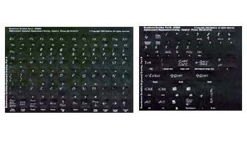 Classy Keyboards Boardroom Scribble Keyboard Labels