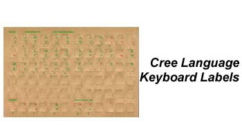 Cree Language Keyboard Labels