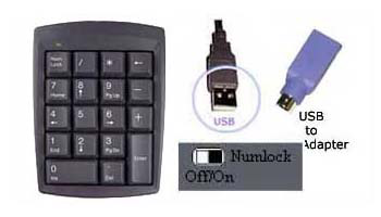 Genovation Micropad 631 Numeric Keypad - USB & PS/2 Connecto
